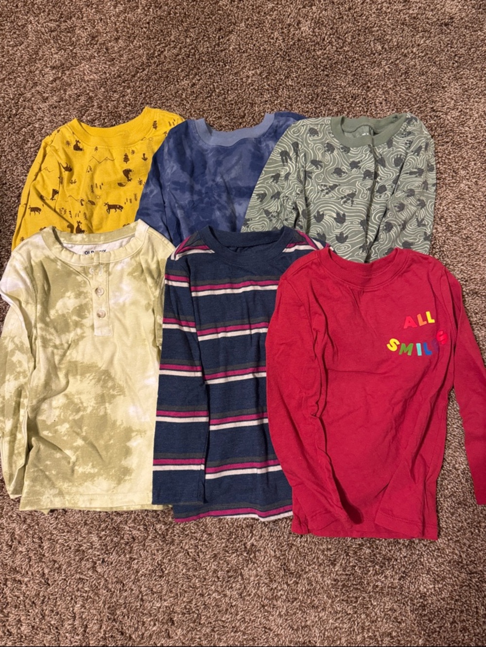Set of Old Navy Kids Long-Sleeve Tees
